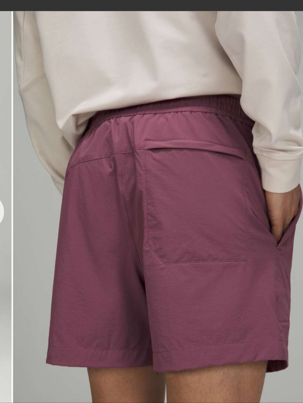 Lululemon Bowline Short 5" *Stretch Ripstop Vintage Plum - Picture 3 of 11